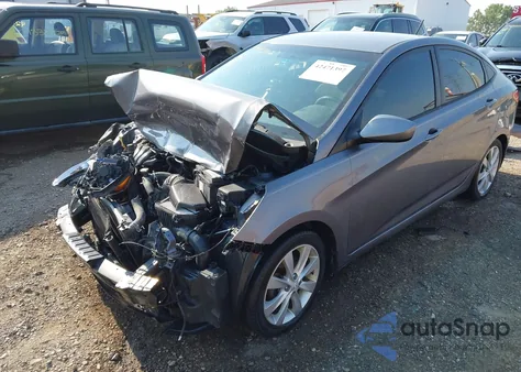 2014 Hyundai Accent Gls/Se from USA, damaged, VIN KMHCU4AE8EU737235